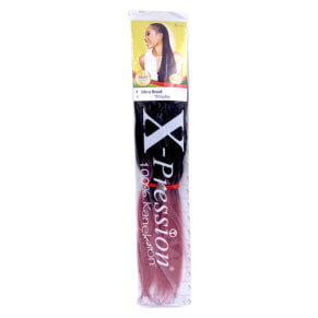 X-Pression Ultra Braid 100% Kanekalon Colour T1B-Vintage Rose 160g 46in