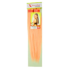 X-Pression Ultra Braid 100% Kanekalon 2x Pre-Stretched Colour Ice Orange 160g 46in