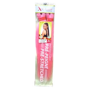 X-Pression Ultra Braid 100% Kanekalon 2x Pre-Stretched Colour Ice Pink 160g 46in