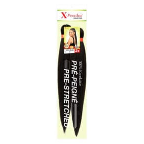 X-Pression Ultra Braid 100% Kanekalon 2x Pre-Stretched Colour 2 160g 46in