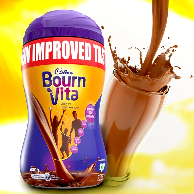 Bournvita Nigeria Instant Milk Chocolate Drinking Powder CADBURY 500g