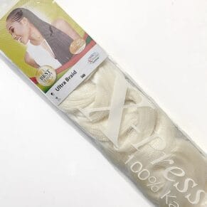 X-Pression Ultra Braid 100% Kanekalon Colour SB (Cream) 165g 82in